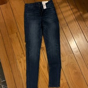 American eagle 4 long super high rise jegging
